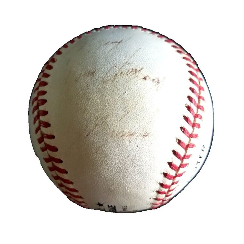 Rawlings Official Ball National League WD White Pres faded signature